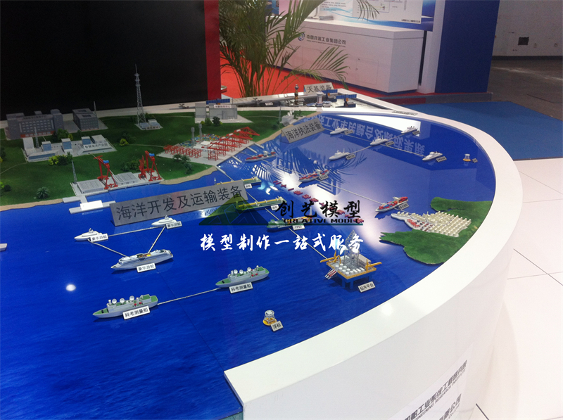 智慧海洋系統沙盤模型