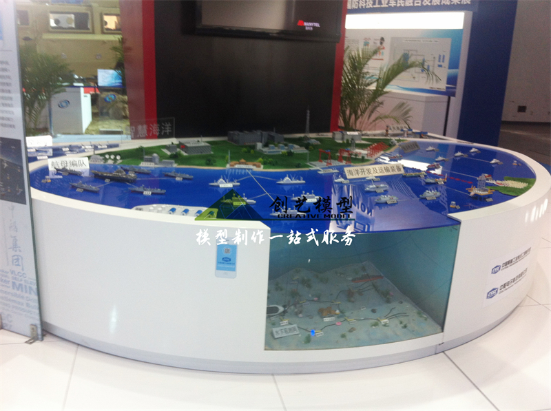 智慧海洋系統沙盤模型