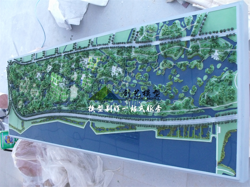 建筑規劃院 無錫濕地公園方案模型