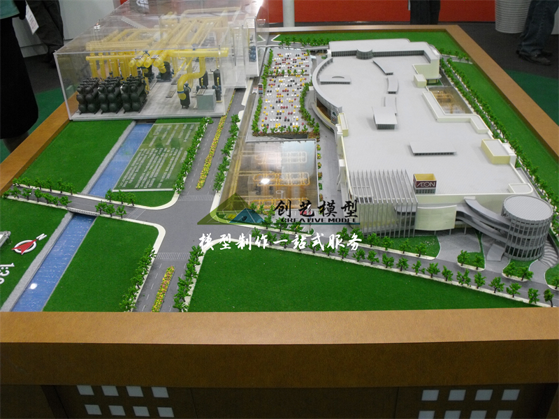 地緣熱泵供給系統演示沙盤模型